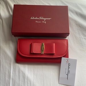 Salvatore Ferragamo Wallet - Brand New Red